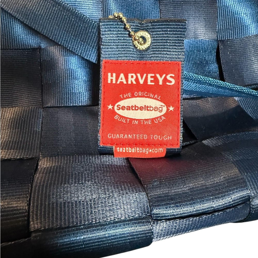 Harveys Blue Seatbelt Bag Tote - Picture 5 of 9
